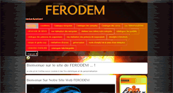 Desktop Screenshot of ferodem.com