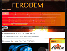 Tablet Screenshot of ferodem.com